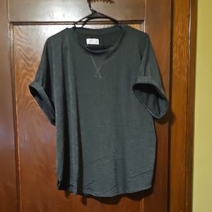 Maurices Black Short Sleeve Tee Casual Comfort